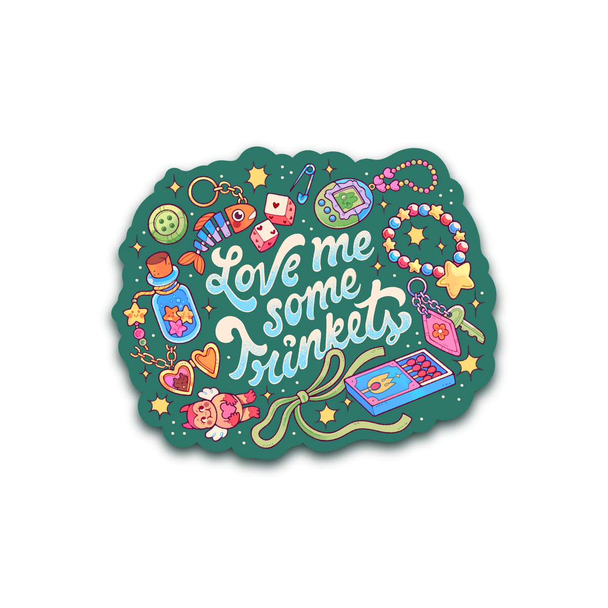 Love Me Some Trinkets ✿ Sticker