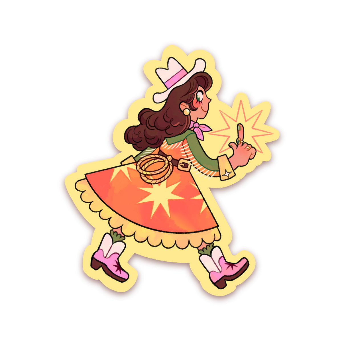 Magic Cowgirl ✿ Sticker