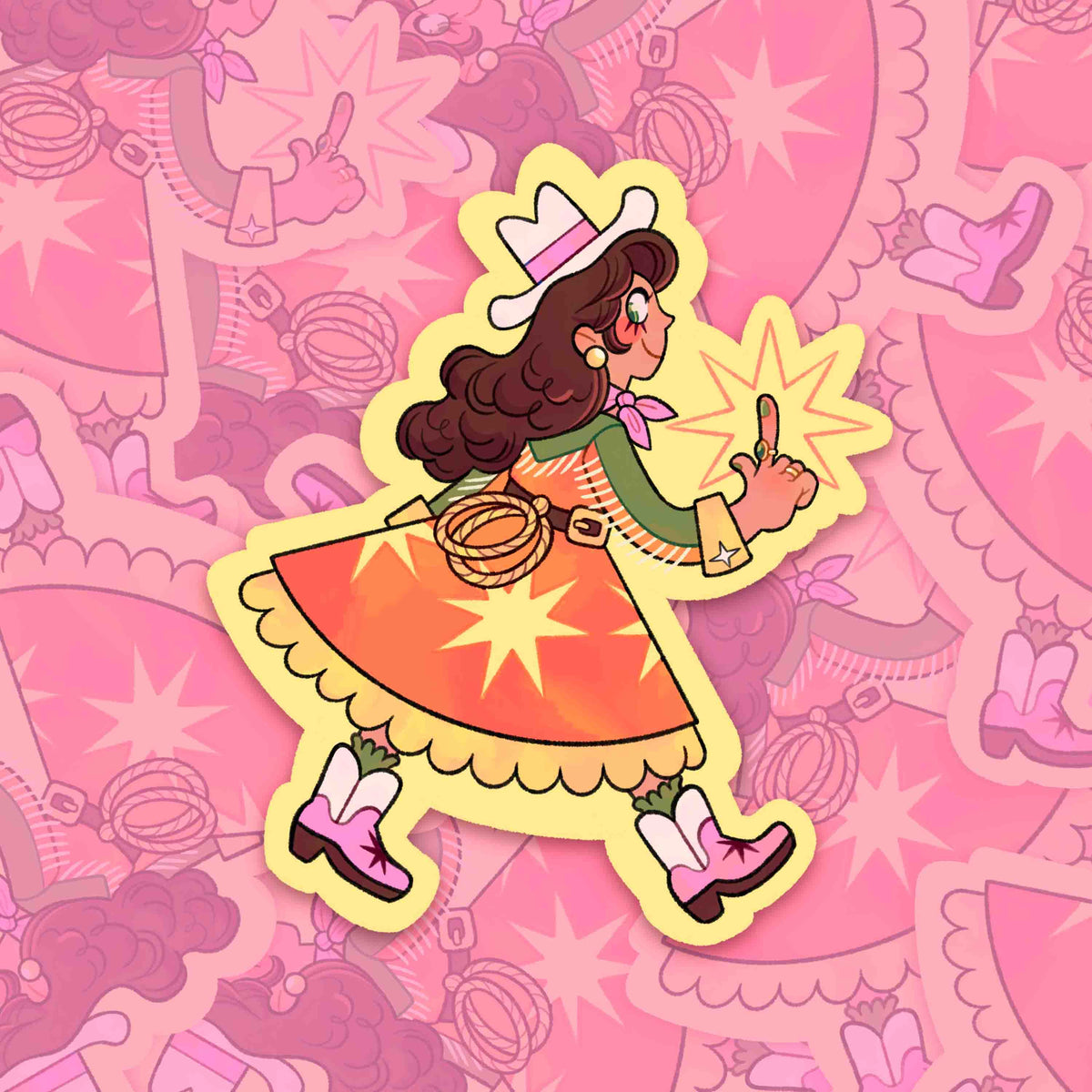 Magic Cowgirl ✿ Sticker