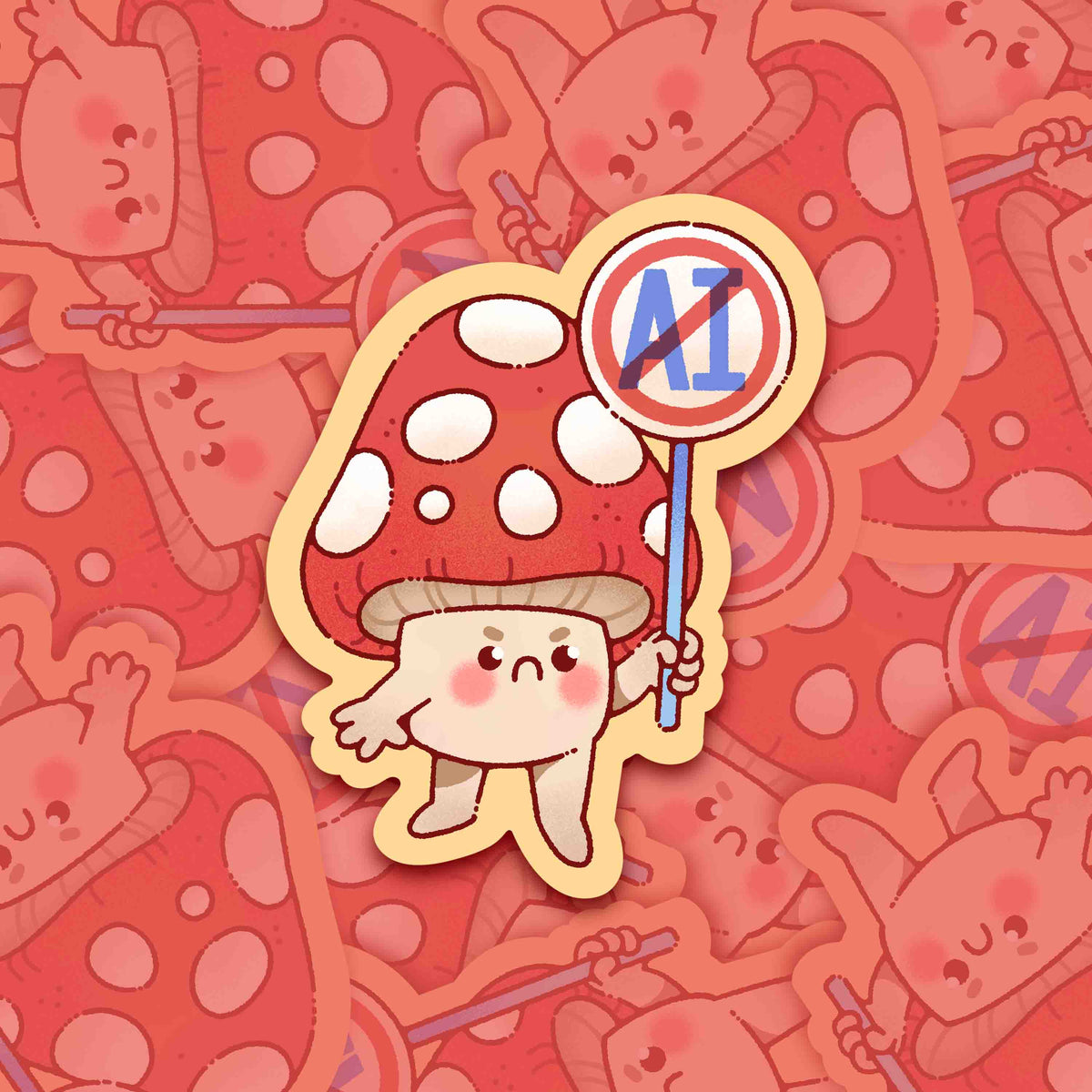 No AI ✿ Sticker