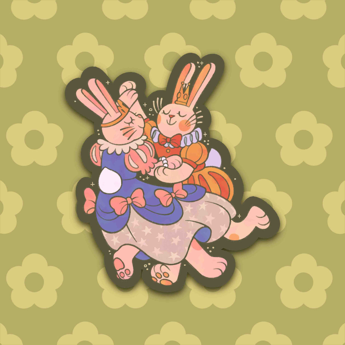 Dancing Bunnies ✿ Sticker