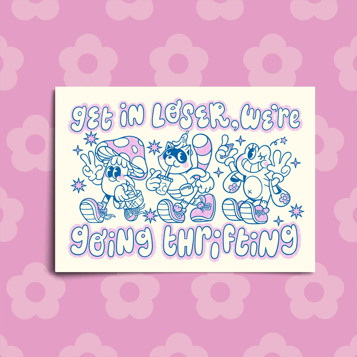 Going Thrifting ✿ Print