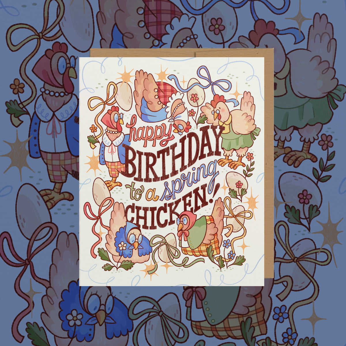 Happy Birthday, Spring Chicken! ✿ Greeting Card